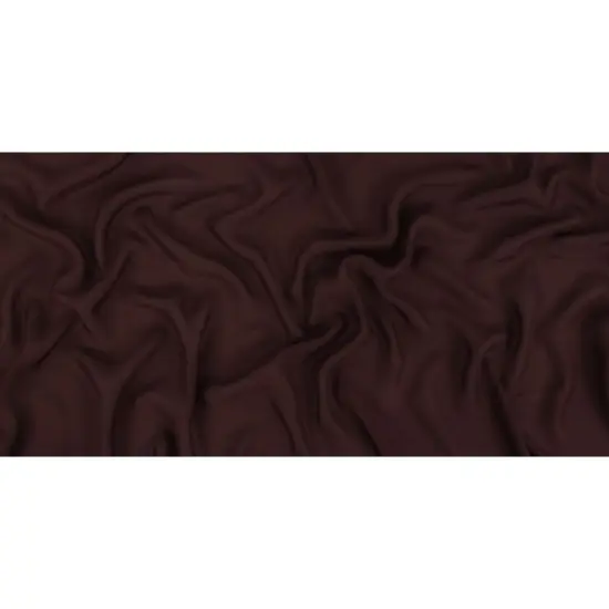 1 Yard Luxury Silk Chiffon 53" Wide Mahogany Satin-Faced Designer Fabric {3}