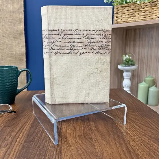 Plymor Clear Acrylic Short Square Display Riser, 2" H x 7" W x 7" D (1/4" thick) {5}