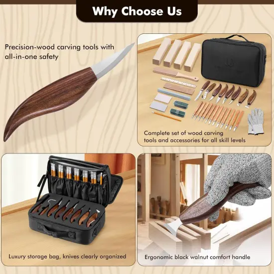 35-in-1 Whittling Kit for Beginners {3}