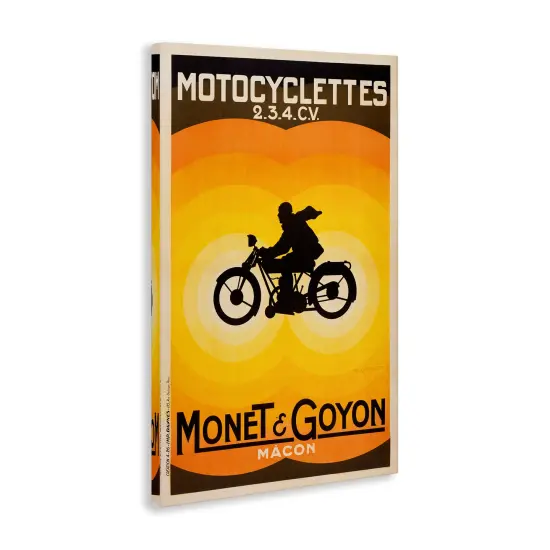 Stupell Industries Vintage Motorcycle Advertisement Canvas Design by Marcus Jules {3}