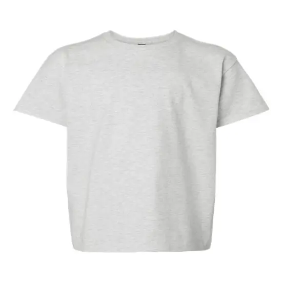 Gildan&reg; Classic Fit Crewneck short sleeve Youth Tee Ash {2}
