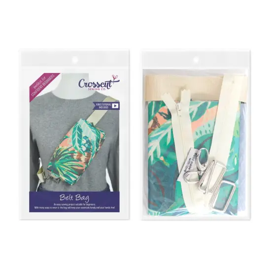 Crosscut Sewing Co.&reg; Belt Bag Sewing Project Kit - Beginner Friendly DIY Sewing Kit Belize {2}