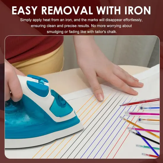 Heat Erasable Pens for Fabric, Assorted Colors (Multicolor) {3}