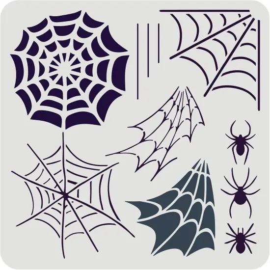 Spiderweb Stencil(Painting) {1}