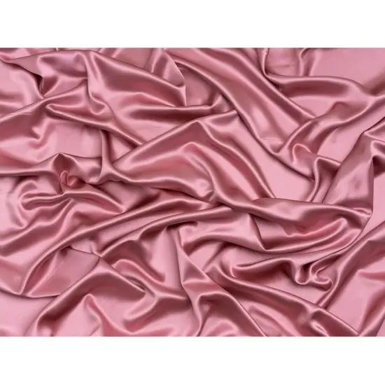 1 Yard Polignac Pink Silk Crepe Back Satin Soft Smooth Elegant Sewing Fabric for Bridal Wear 44 inch Width {3}