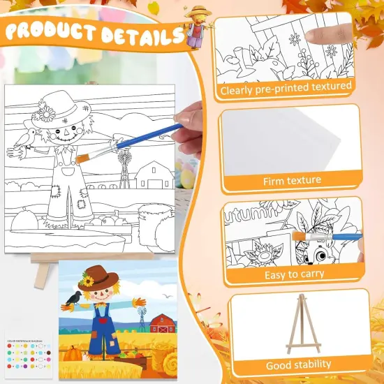 Painting Autumn Painting Canvas 6" x 6(Fall) {5}