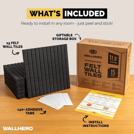 15 Pack Large Bulletin Board, Tack Board, 59"x36(Black Slats) {4}