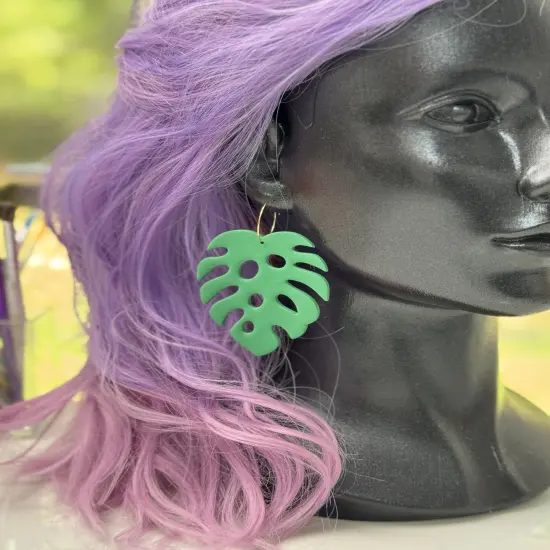 MONSTERA LEAF CLAY CUTTER {4}