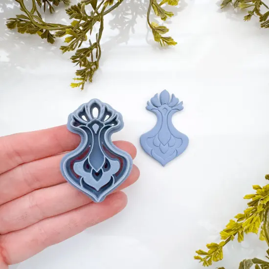 ELDERBARK DANGLE | ENCHANTED | CLAY CUTTER {2}