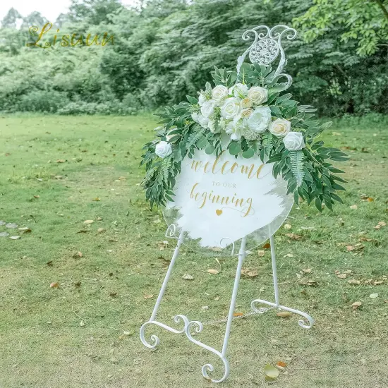 Large Flower Swag for Boho Styles Wedding Ceremony Floral Decor {5}