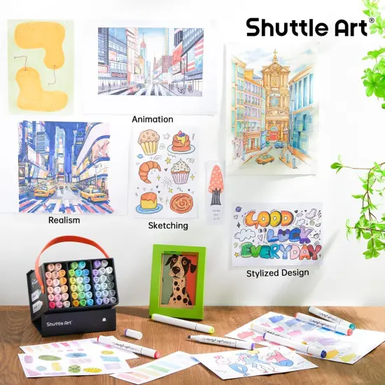 Pastel Alcohol Markers Brush tip {5}