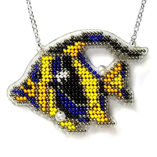 Set for embroidery with beads on a plastic base FLPL-101 {2}