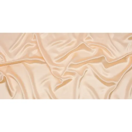 1 Yard Luxury Nude Silk Charmeuse 44" Wide Drapey Fabric for Formal Wear & Couture {3}