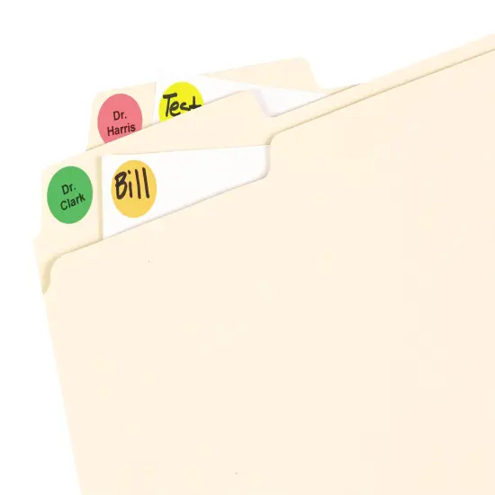 Avery Printable Color-Coding Labels, Removable Adhesive, 3/4" Round, Assorted Neon, 1,008 Labels (5474) {4}