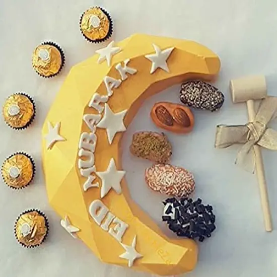 3D Moon Shaped Silicone Mold {5}