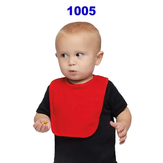 Rabbit Skins&reg; Toddler Jersey Bib - 1005 Black {3}