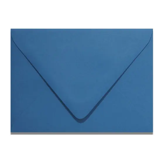 Colorplan ADRIATIC BLUE - 91 Lb. / 135 gsm / 8 pts Matte Premium Cardstock Paper Text A2 Euro Flap Envelopes Bulk Pack of 250 {1}