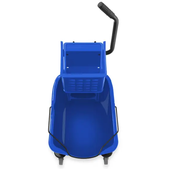 Dryser Commercial Side Press Wringer Combo Mop Bucket, 33 Quart {3}