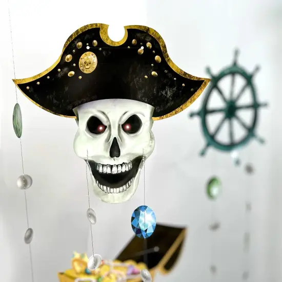 Pirate Garland for Party Decorations Halloween {2}