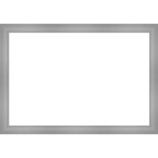 Flair Framed Dry Erase Magnetic Board Silver Patina {6}