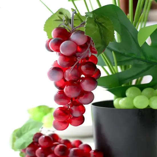 4 Bunches Fake Grapes {4}