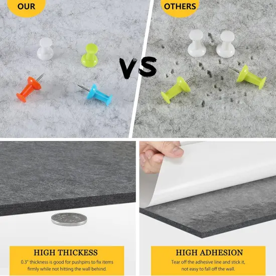 Pack of 8 Hexagon Felt Pin Bulletin Board {4}