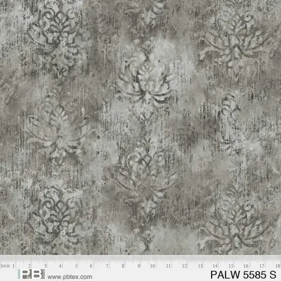 Grey Palazzo Cotton Wideback Fabric Per Yard {1}