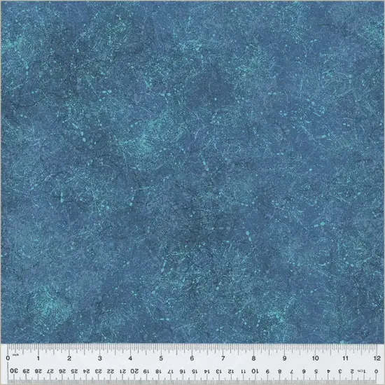 Blue Lapis Noteworthy Splatter 44"/45 Fabric Per Yard {1}