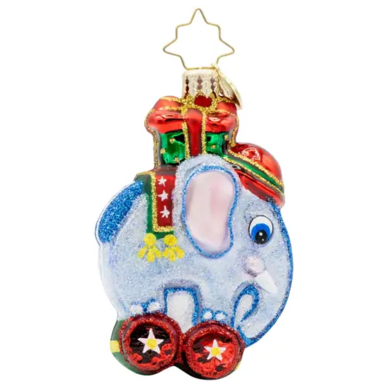 Christopher Radko Little Gem Glass Ornament - Tiny Trunk Traveler Gem {2}