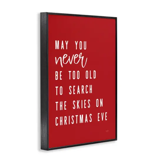 Stupell Industries Search The Skies on Christmas Eve Framed Giclee, design by Lux + Me Designs {3}