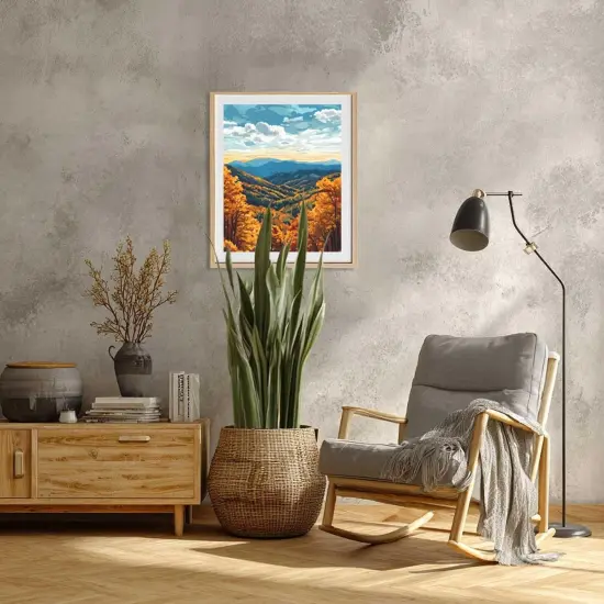 Smoky Mountains Paint by Numbers Kit (16x20inch, No Frame) {3}