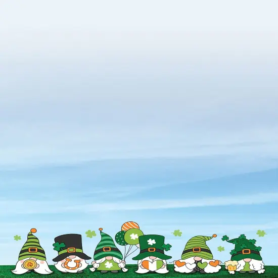 Great Papers! Sky Party Gnomes Letterhead, for Invitations, Announcements and Personal Messages, Printer Friendly 8.5”x11”, 50 Pack {1}