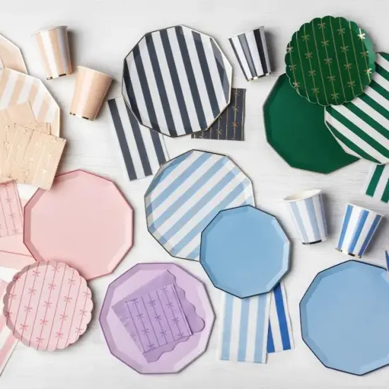 MIDNIGHT BLUE SIGNATURE BOW SMALL NAPKINS {5}