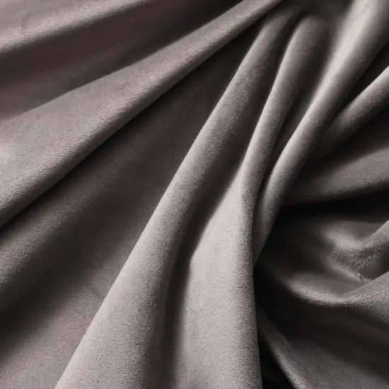 5 Yard Velvet Polyester Upholstery Drapery Fabric 60 Inches Width Dark Silver {1}