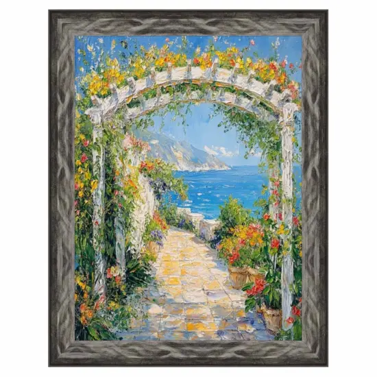 Gunmetal Slope Glossy Black Picture Frame 10x15 frame {1}