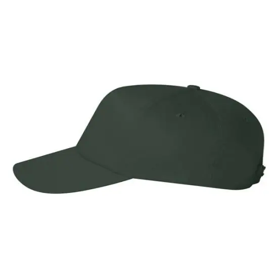 Valucap&reg; Five Panel Twill Cap Classic Comfortable Fit Natural/Forest Green {6}