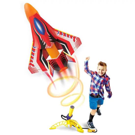 Lanard: Slam Shot: Stunt Plane - Super High-Flying Plane Toy, Launcher & Stomp Pad, Soars Up To 50', Performs Tricks & Loops, Outdoor Play, Kids 6+ {6}