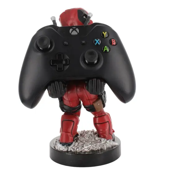 Exquisite Gaming: Marvel: Deadpool 3 'Bringing Up The Rear' Repaint - Cable Guys Original Controller & Phone Holder, Collectible Device Stand, Figure {3}