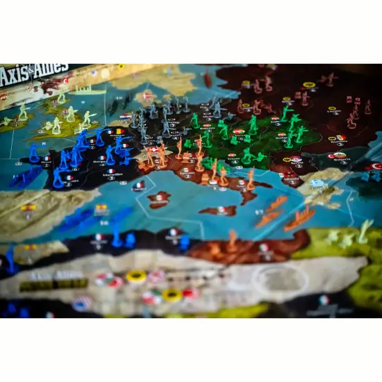 Renegade Game Studios: Axis & Allies: WWI 1914 - Upgraded Edition, Epic Miniatures War Board Game, Immersive & Strategic, Age 12+, 2-8 Players, 4-6 Hr {6}