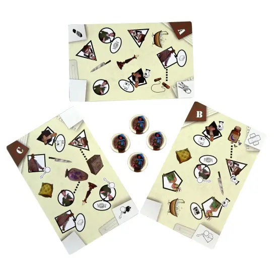 Turbo Sleuth - WizKids, Puzzle Solving Game, Ages 10+, 2-8 Players, 20 Min {7}