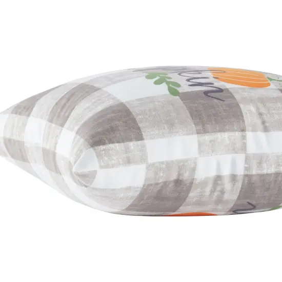 Fall 18" Hello Pumpkin Throw Pillow {3}