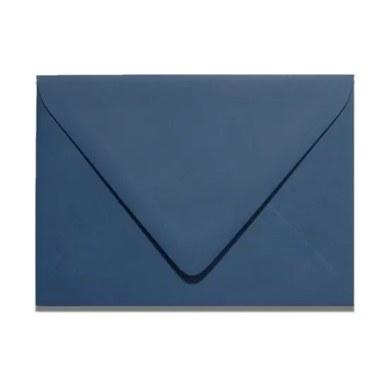 Colorplan COBALT BLUE - 91 Lb. / 135 gsm / 8 pts Matte Premium Cardstock Paper Text A2 Euro Flap Envelopes Bulk Pack of 250 {1}