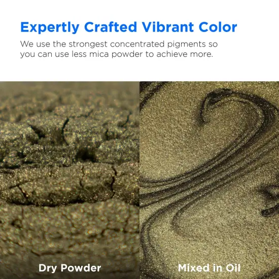 Rolio - 1 Jar Mica Powder (Green Walnut) - 50g / 1.8 oz {2}