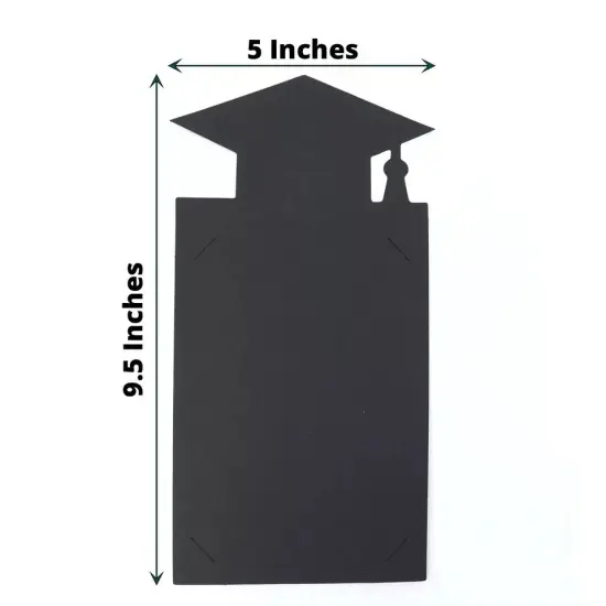 5.5 feet Black Gold Congrats Grad Paper Hanging Graduation GARLAND Party Events {3}