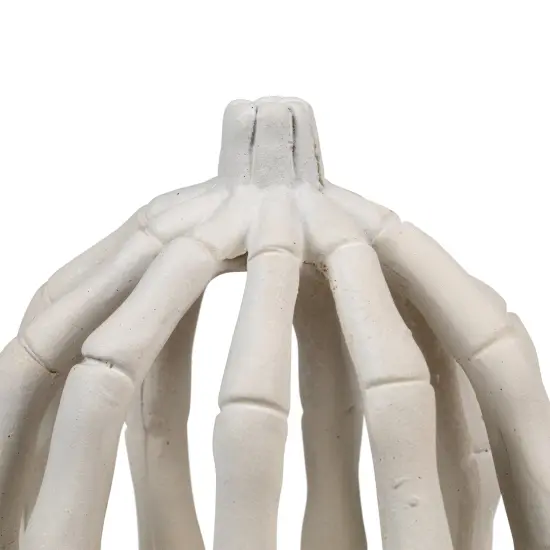 Northlight LED Lighted Skeleton Pumpkin Halloween Decoration - 6.25" Beige {7}