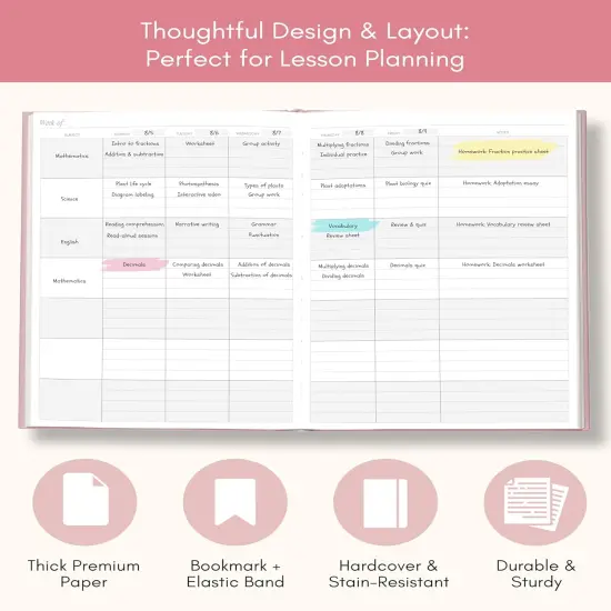 Teacher Planner 2025-2026 - Pink {3}