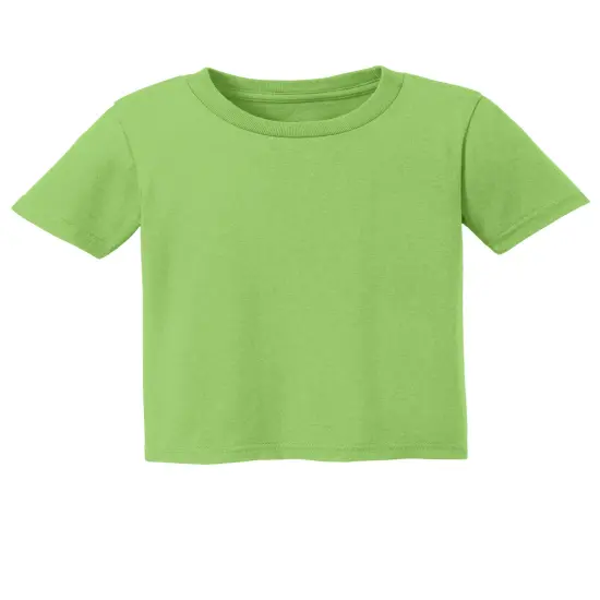 Port & Company&reg; Toddler Core Short Sleeve Cotton Tee Lime {2}