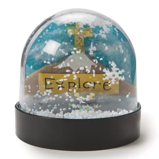 S&S Worldwide Color-Me Snow Globe Kit, Create Your Own Design on Incl. Insert, Fill, Shake & Enjoy the "Snow" Fall! DIY Craft For Kids & Adults, Ideas & How-To's Incl. Approx. 3&rdquo;W x 3-1/2&rdquo;H. Makes 12 {5}