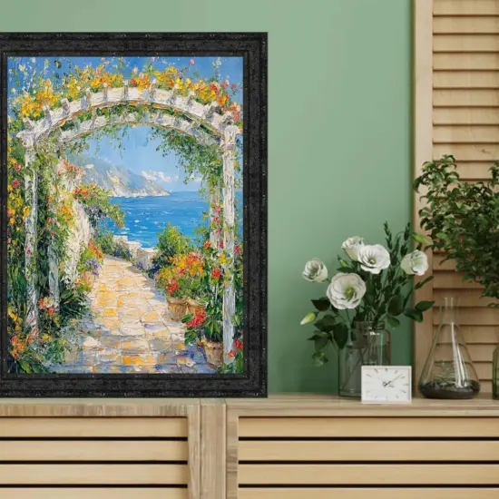 Industrial Iron Black Rail Picture Frame 20x24 frame {6}