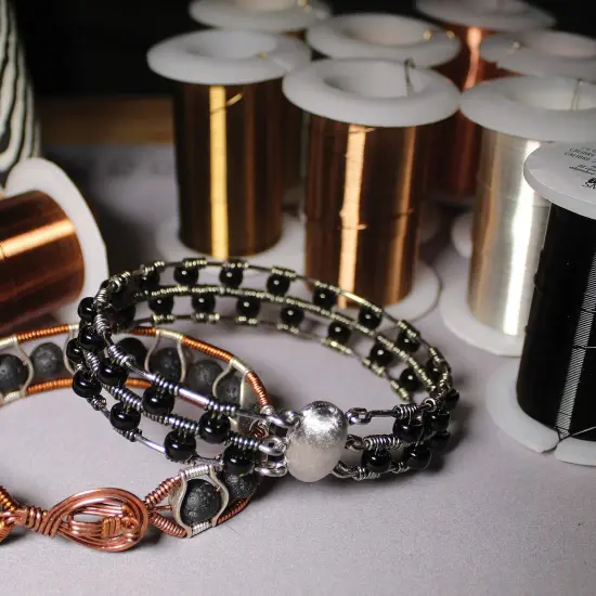 The Beadsmith Wire Elements Lacquered Tarnish-Resistant Copper Wire {6}